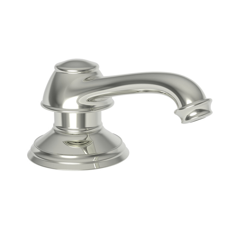 Jacobean Soap or Lotion Dispenser, Polished Nickel