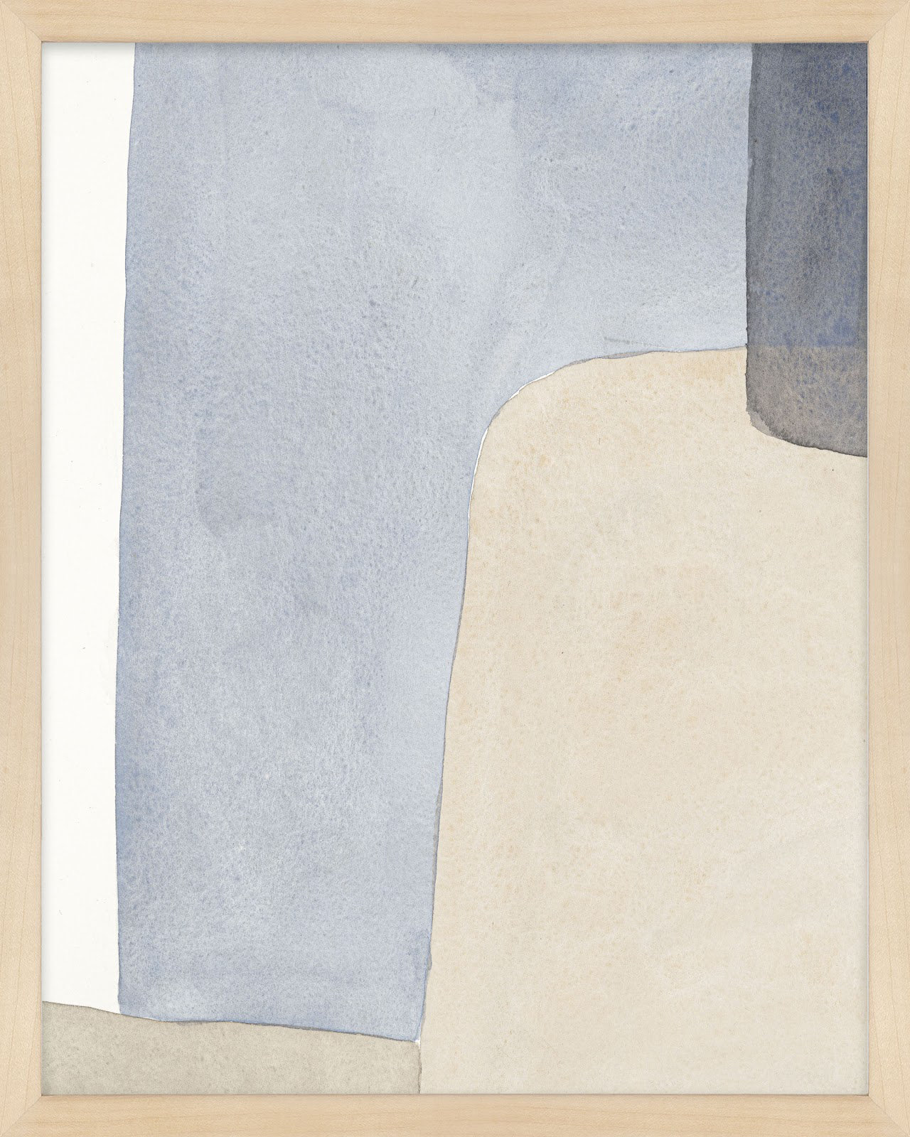 Dreamy Hues Painting by Julia Balfour, Brown Framed Paper, 30" H x 24" W x 1.25" D