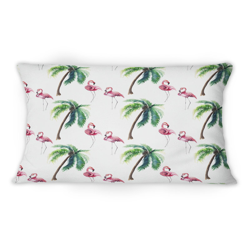 Coussin Tropical Tropical Hawaii Palm Leaves II