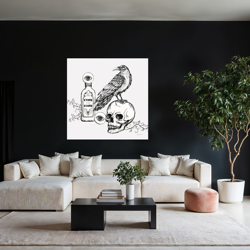 Art mural abstrait contemporain Enchantment, H 48 po x l 48 po