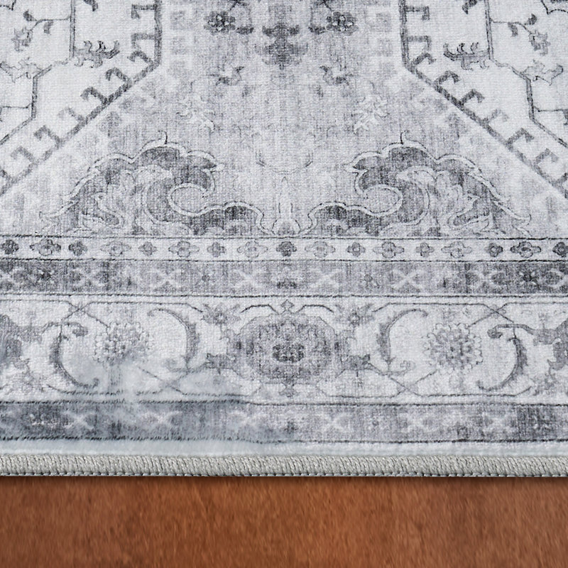 Wyatt & Ash Geraldine Machine Washable Dream Mink Rugs 1-Piece, Rectangle 6'6" x 9'6"