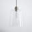 Herman 1-Light Metal and Glass Bell Pendant-426244536