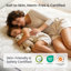 Matelas hybride en mousse viscoélastique imprégnée de gel mi-ferme 12 po Rupesh-1100721572-1119699008