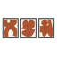 Terra Cotta. Set Of 3 by Michael Kempen-1179578024-1179578029