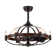 Arezo 27.17" Classic Black Caged Farmhouse Ceiling Fan With Light Kit And Remote Control