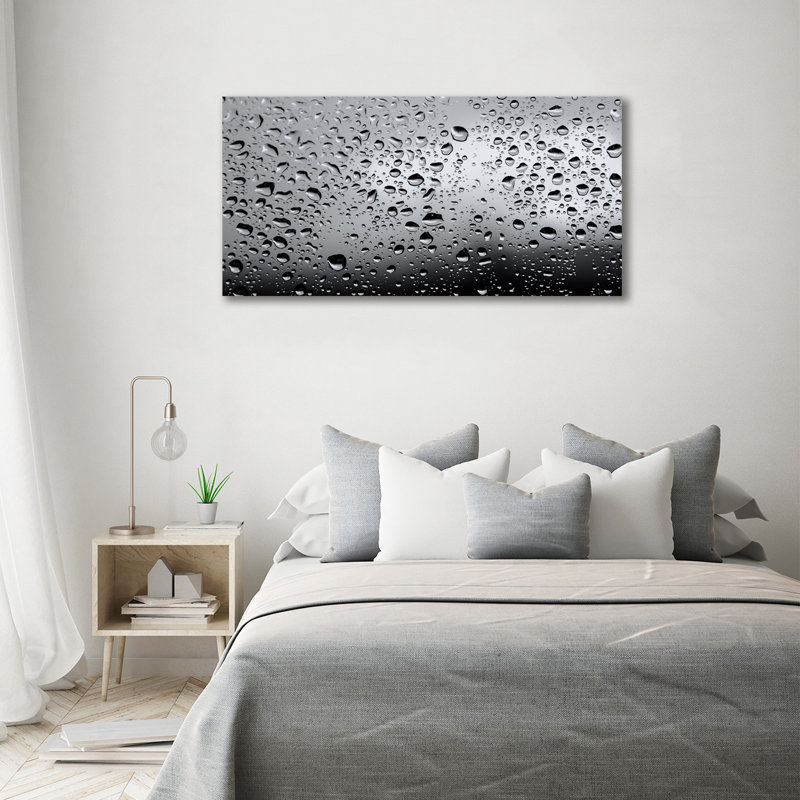 Drops Of Water - Wrapped Canvas Print