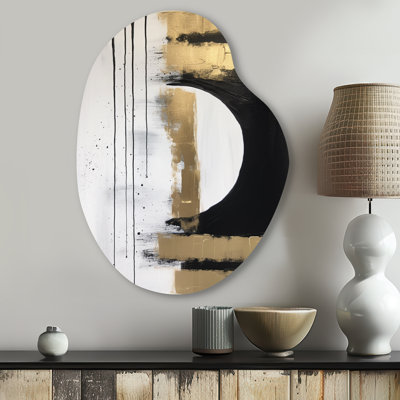 Golightly - Abstract Painting Pear Shape Assymterical Metal Wall Art