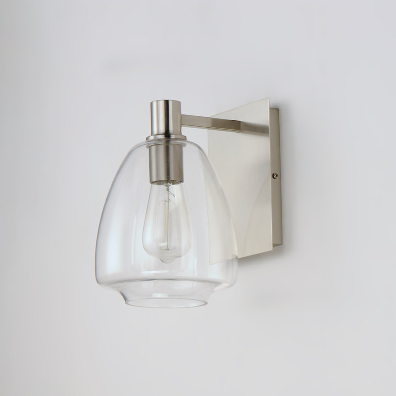 Caudillo Armed Sconce, Satin Nickel