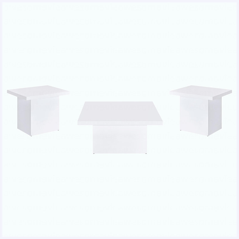 Ensemble de tables basses 3 pièces Glam