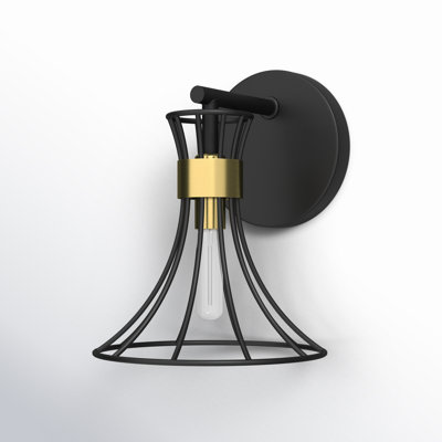 Xenia Single Light Dimmable Armed Sconce