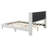 Queen Size Corduroy Platform Bed With Headboard-633384851