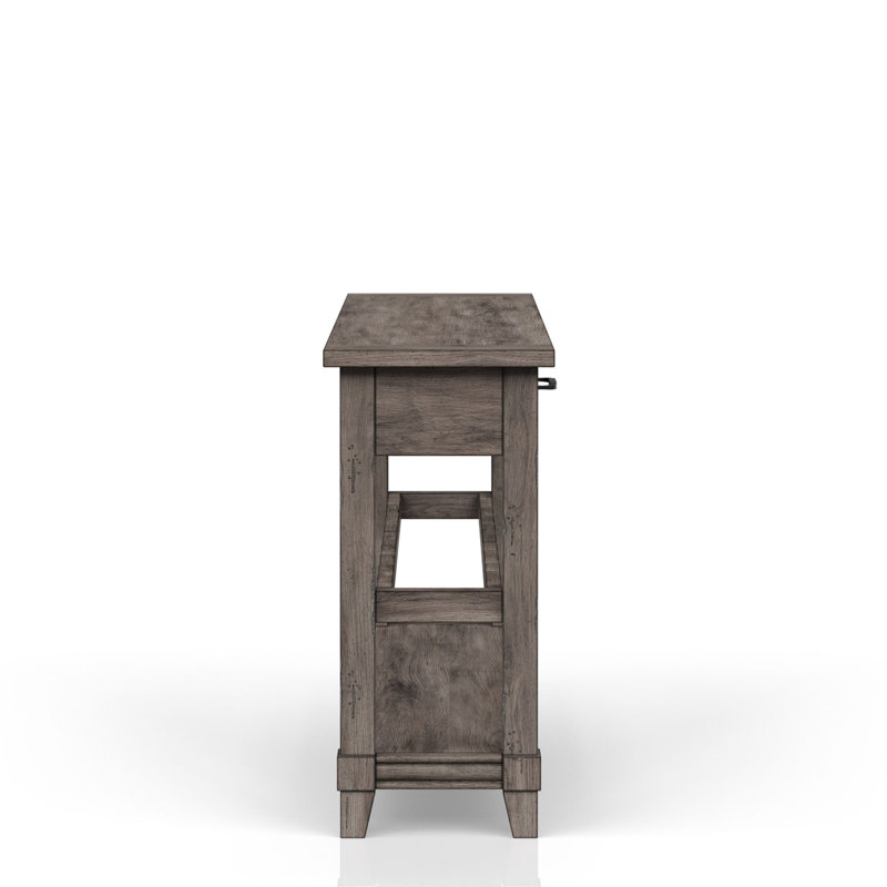 Console Table W/ Wine Bottle Storage & Storage Drawers