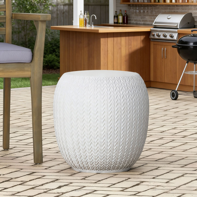 Outdoor LightWeight Concrete Side Table