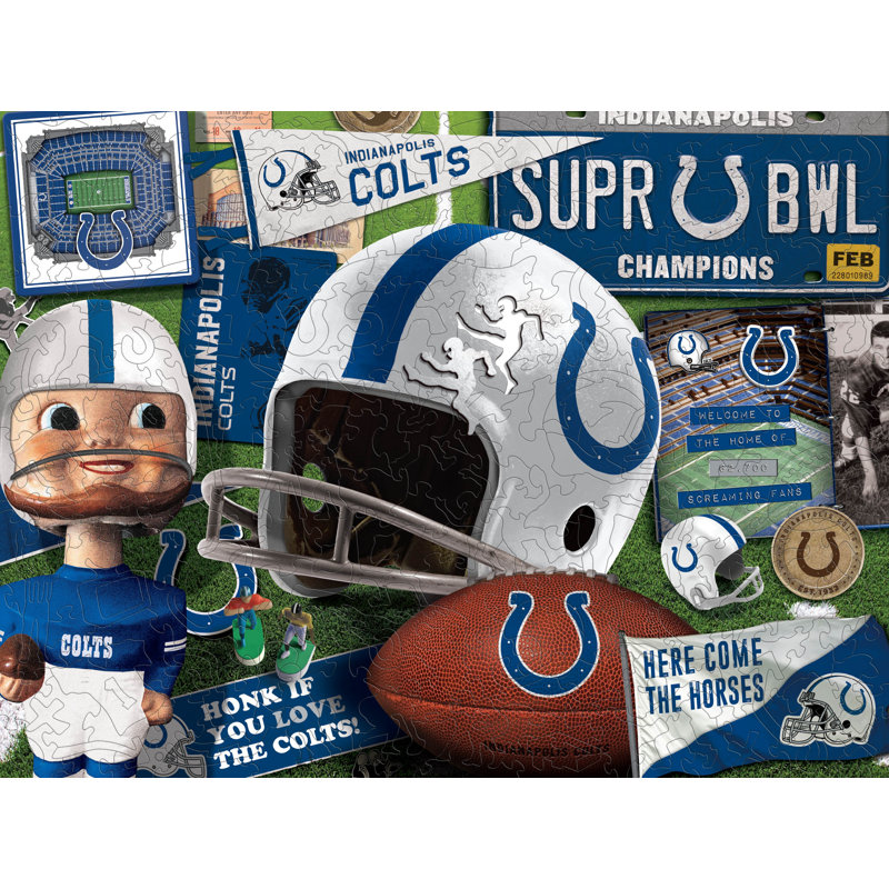YouTheFan Wood Puzzle, Indianapolis Colts