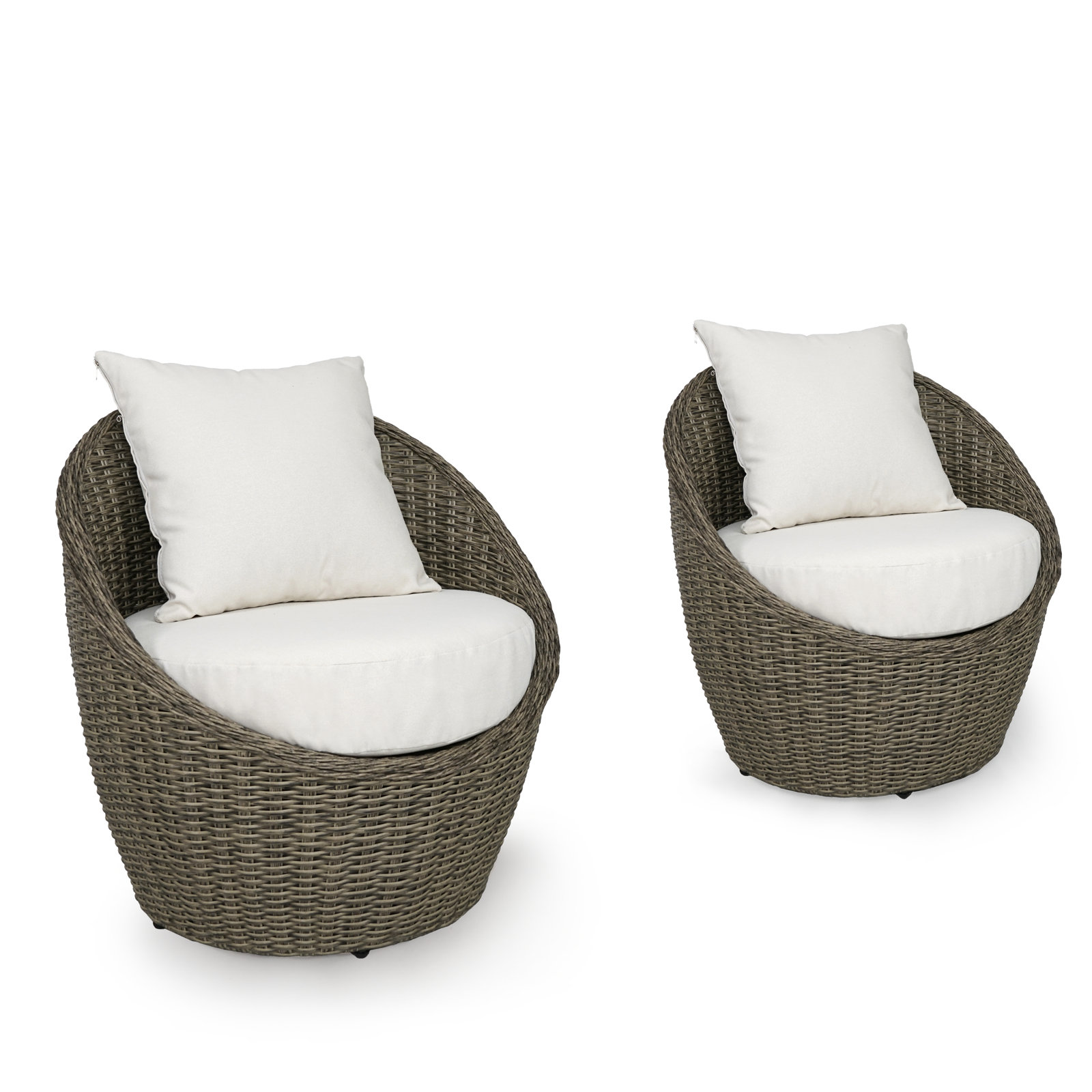 Cali Patio Lounge Chair, Gray