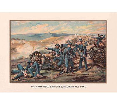 U.S. Army - Field Batteries, Malvern Hill, 1862 by Arthur Wagner Painting Print -  Buyenlarge, 0-587-02511-5C4466