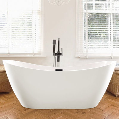 Ophelia Freestanding Soaking Acrylic Bathtub