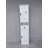 Tall Narrow Storage Cabinet With Barn Doors Drawer Adjustable Shelves For Bathroom Living Room Kitchen Entryway-817397255