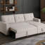 Canapé modulaire convertible rembourré avec méridienne coulissante-952222190-952222191
