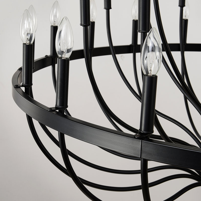 Lustre à 24 lumières avec hauteur réglable Gregory (ampoule non incluse)