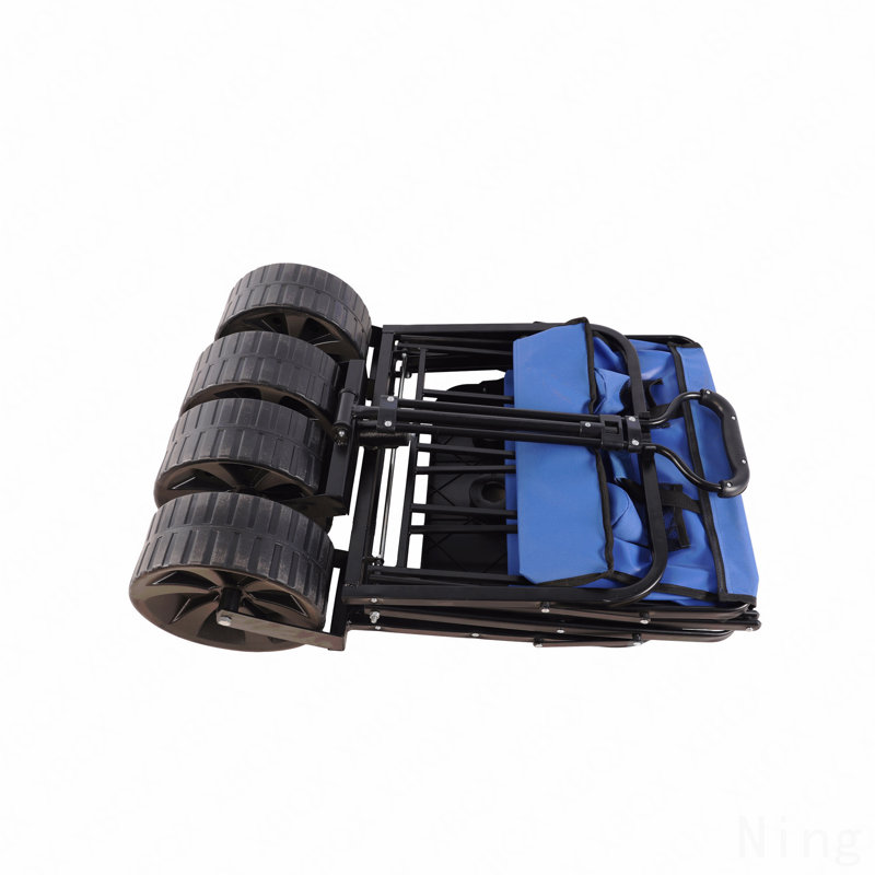Chariot de plage pliable, Bleu