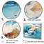 «Tropical Beach Waves Fusion I», ensemble de reproduction d'art mural plage-107734370-107734371