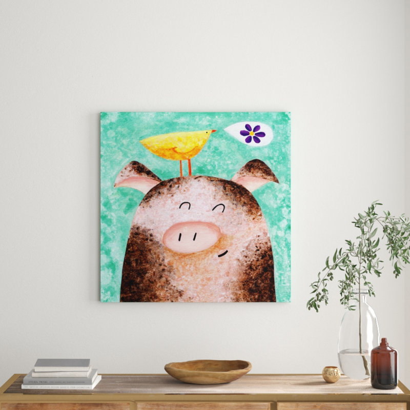 Janet Nelson - Wrapped Canvas Painting, 81cm H x 81cm W x 3.81cm D