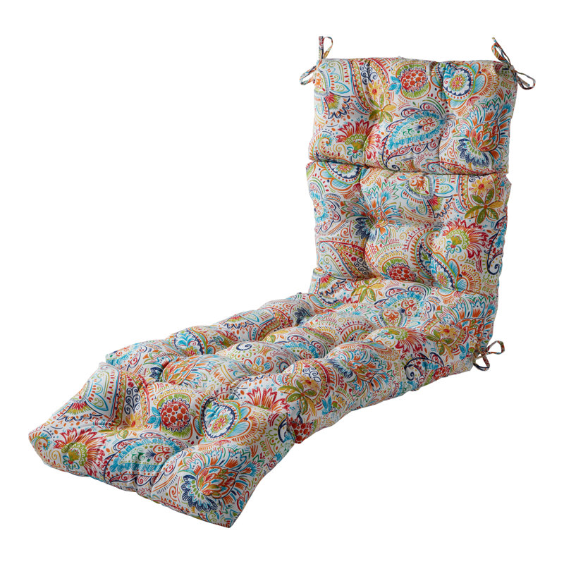Coussin de chaise longue d'extérieur capitonné Shipton, Jamboree