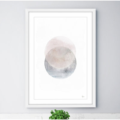 « two sphères »-cadre photo imprimé sur papier