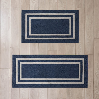 Tapis touffetés à deux lignes Nautica