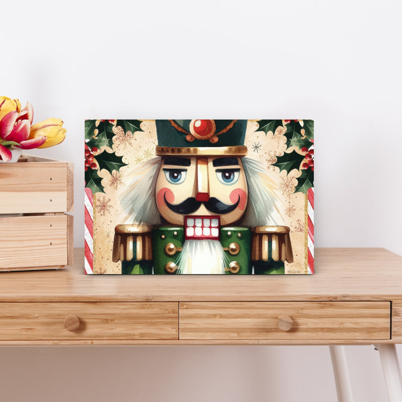 Royal Nutcracker 2 by Nicole DeCamp - Wrapped Canvas Print, 30.48cm H x 45.72cm W