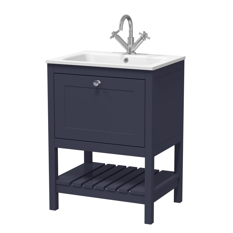 Bexley Bathroom Vanity, Indigo Blue, 61cm W