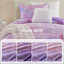 Ensemble de couette 3 pièces pour lit simple ou très simple XL, imprimé aquarelle tie-dye, avec coussin décoratif-135278140