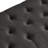 Elegant Dark Gray Storage Bench With Buttons And Linen Upholstery Upholstered Practical-756312441