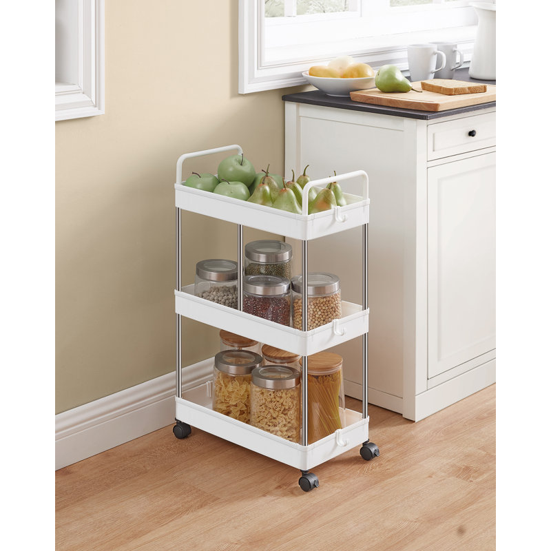 Amatrudo Metal Bar Cart, White