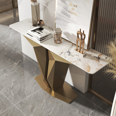 Console légère de style luxueux et moderne