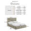 Rudasill Upholstered Ottoman Storage Bed Frame - Vertically Stitched Contemporary Headboard-2095467713-2095467712