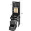 Ensemble de coiffeuse noire avec USB-389750800