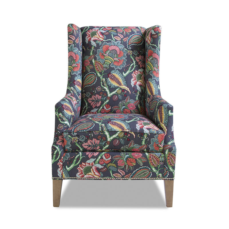 Crofton Wingback Chair, Dymond Dust