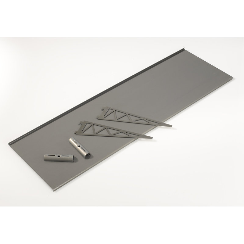 Tablette Chuse, Argent, H 4 po x l 36 po x P 11 po