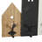 Cayden Wall Mounted Coat Rack in Black/Brown