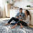 Non-Slip Medallion Area Rug For Living Room, Hallway, Entryway Rug-61176545