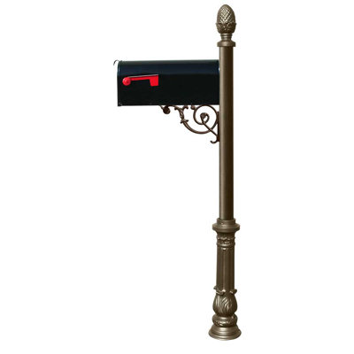Lewiston Mailbox Post Mounted Mailbox