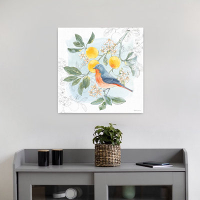 Contemporary Citrus Wings Iii With Animals Bird Art