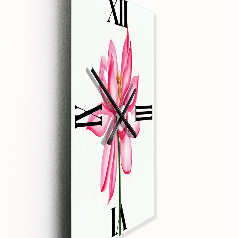 Détail d'une horloge murale Lotus, Grand