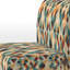Fauteuil de chambre à accents moderne et contemporain en mosaïque vert et beige en mosaïque Natural Tones