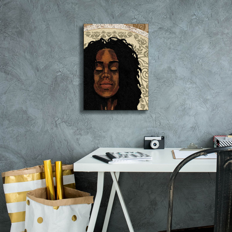 Toile épique Graffiti «Expressions 1» par Alonzo Saunders, 12 po x 16 po