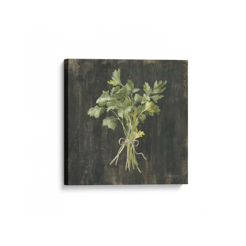 «Rustic Herbs I» par Danhui Nai, reproduction d'art, L 12 po x H 12 po, Ne s’applique pas, Toile non encadrée