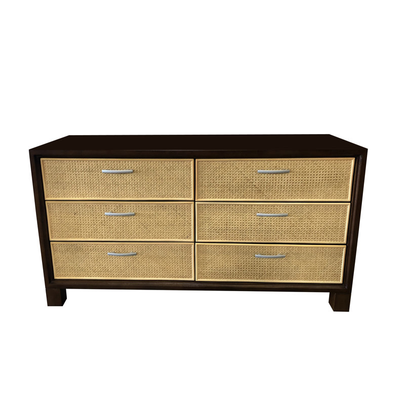 Commode double 6 tiroirs l 60 po Allete