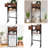 Rickesh Freestanding Over The Toilet Storage-1083391420